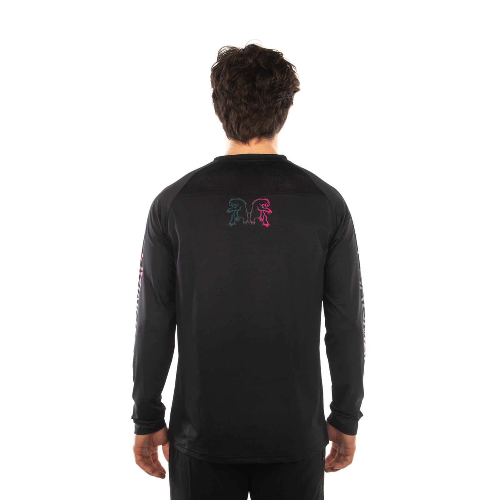 Model is 5' 8" wearing size Medium.